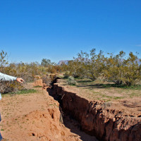 Earth Fissure in Apache Junction, Arizona